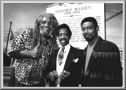 Aashid Himons, DeFord Bailey, Jr. and Reverend Keith Gordon:  Click here or there to return to the article!