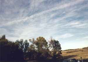 Contrails over Minnesota