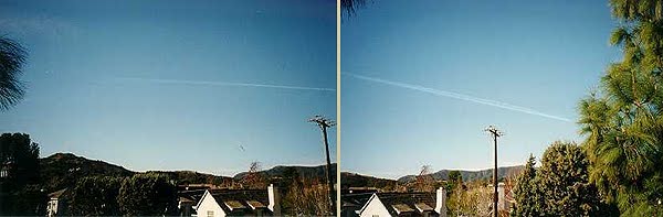 LA Mystery Contrails
