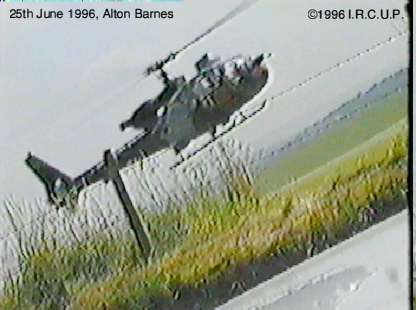 Military Harassment at crop circle site
